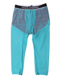 Sous-vêtements courtes Dolce & Gabbana Blue Fuchsia avec logo, en dentelle élégante et détails colorés, pour lingerie féminine.