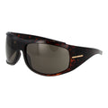 Lunettes de soleil marron en polyamide écologique de la marque Hugo Boss, avec monture élégante et design moderne.