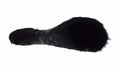 Bottes en cuir et fourrure d'agneau noire de Dolce & Gabbana, style élégant avec détails sophistiqués.