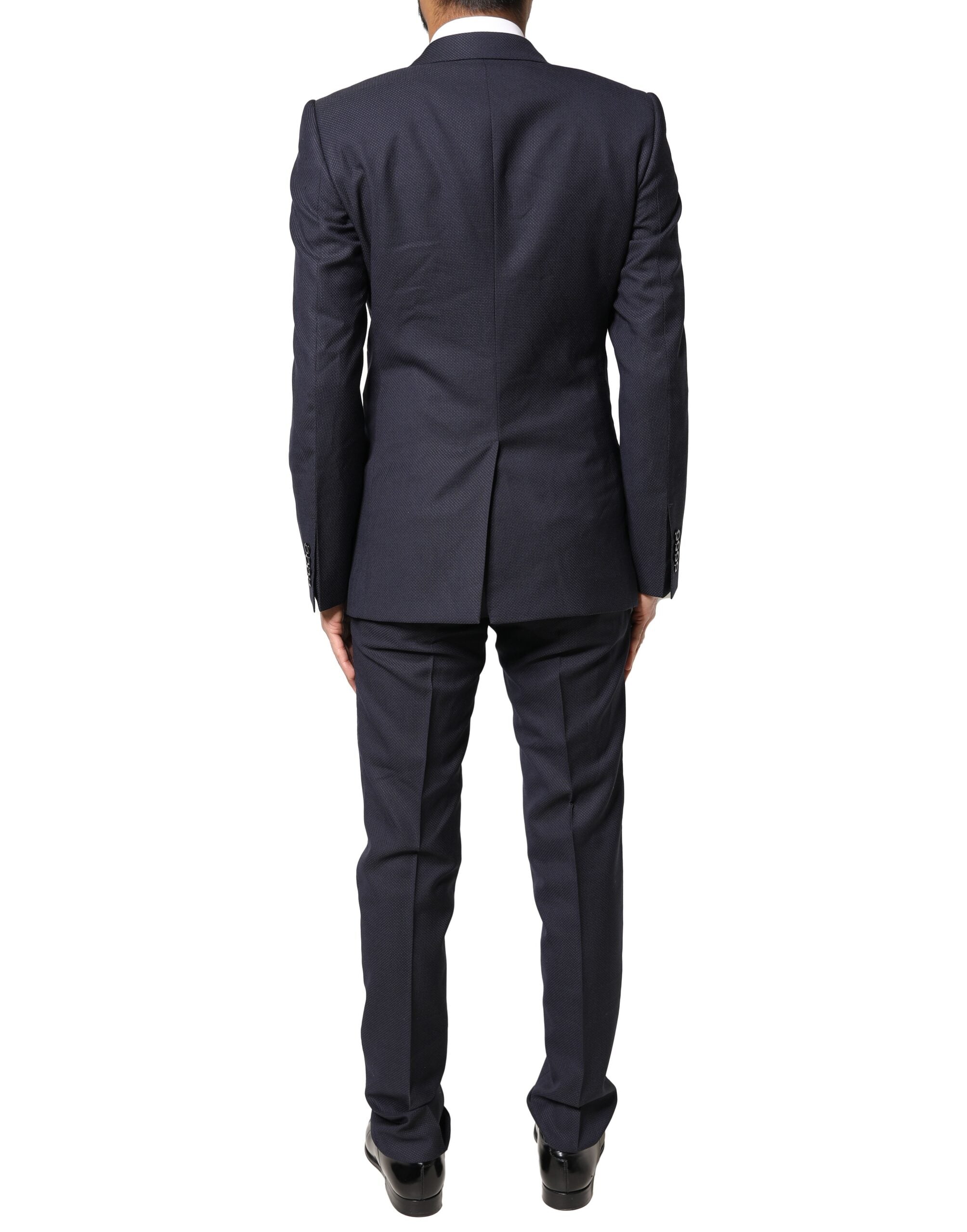 Costume formel noir Dolce & Gabbana Fantasy MARTINI, 3 pièces, veste, pantalon et veste de costume élégante.