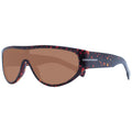 Lunettes de soleil écologiques en acétate marron de Hugo Boss avec monture élégante et design moderne.