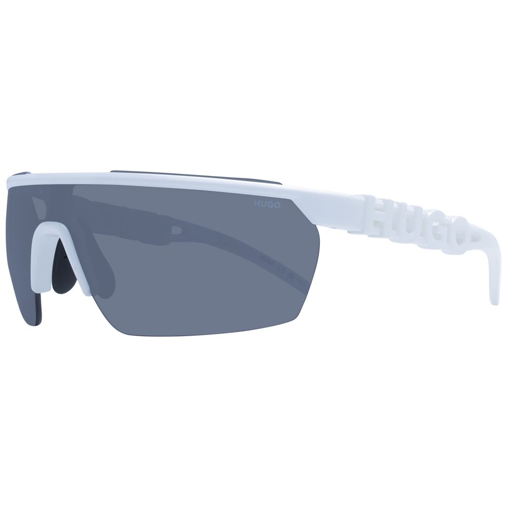 Lunettes de soleil blanches en polyamide de la marque Hugo Boss, style moderne avec monture élégante.
