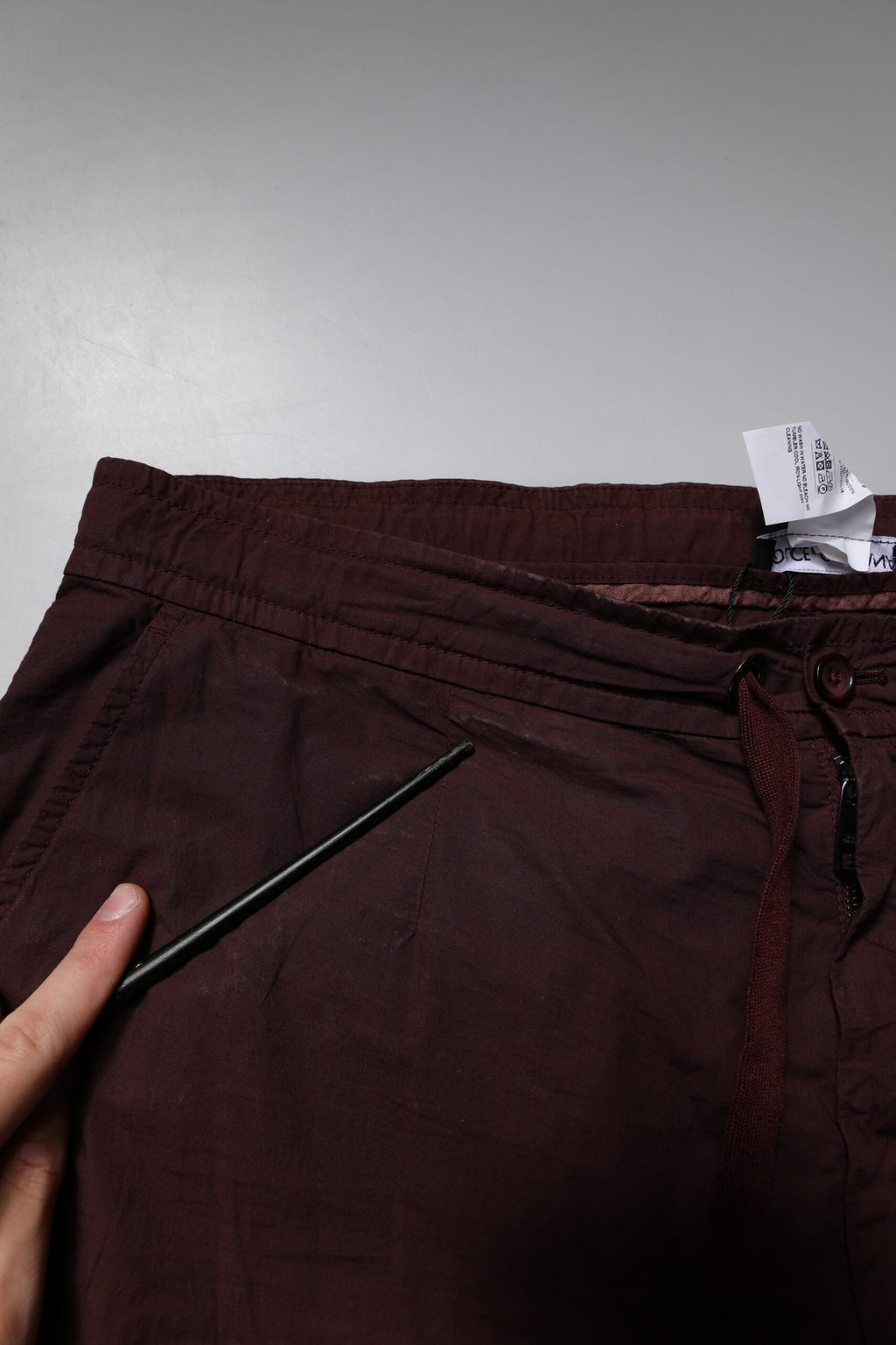 Pantalons cargo jogger en coton marron Dolce & Gabbana avec poches et taille élastique, idéal pour un style décontracté.