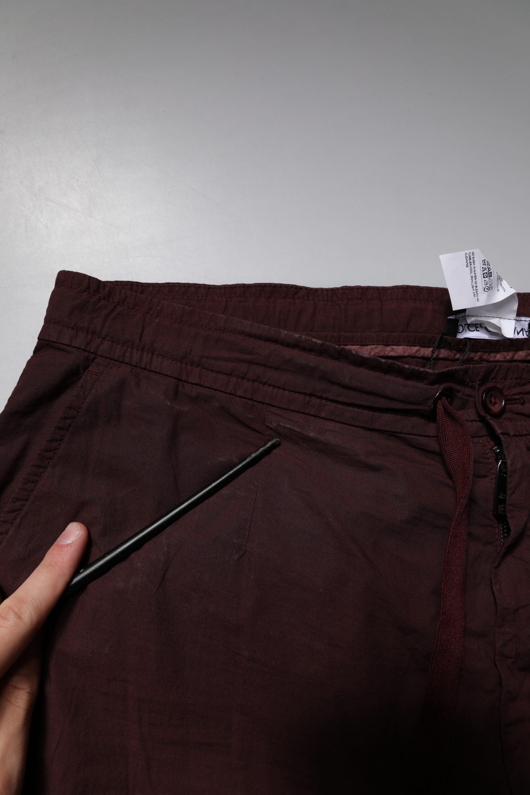 Pantalons cargo jogger en coton marron Dolce & Gabbana avec poches et taille élastique, idéal pour un style décontracté.