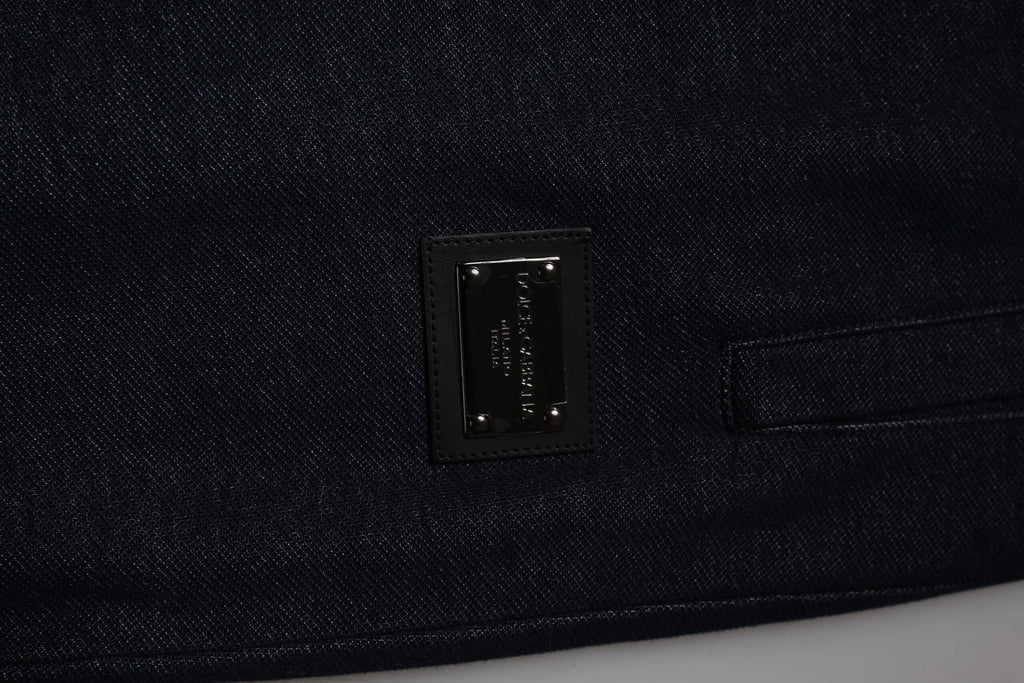 Pantalon de jogging noir Dolce & Gabbana en jacquard pour homme, style décontracté et élégant avec motif texturé.