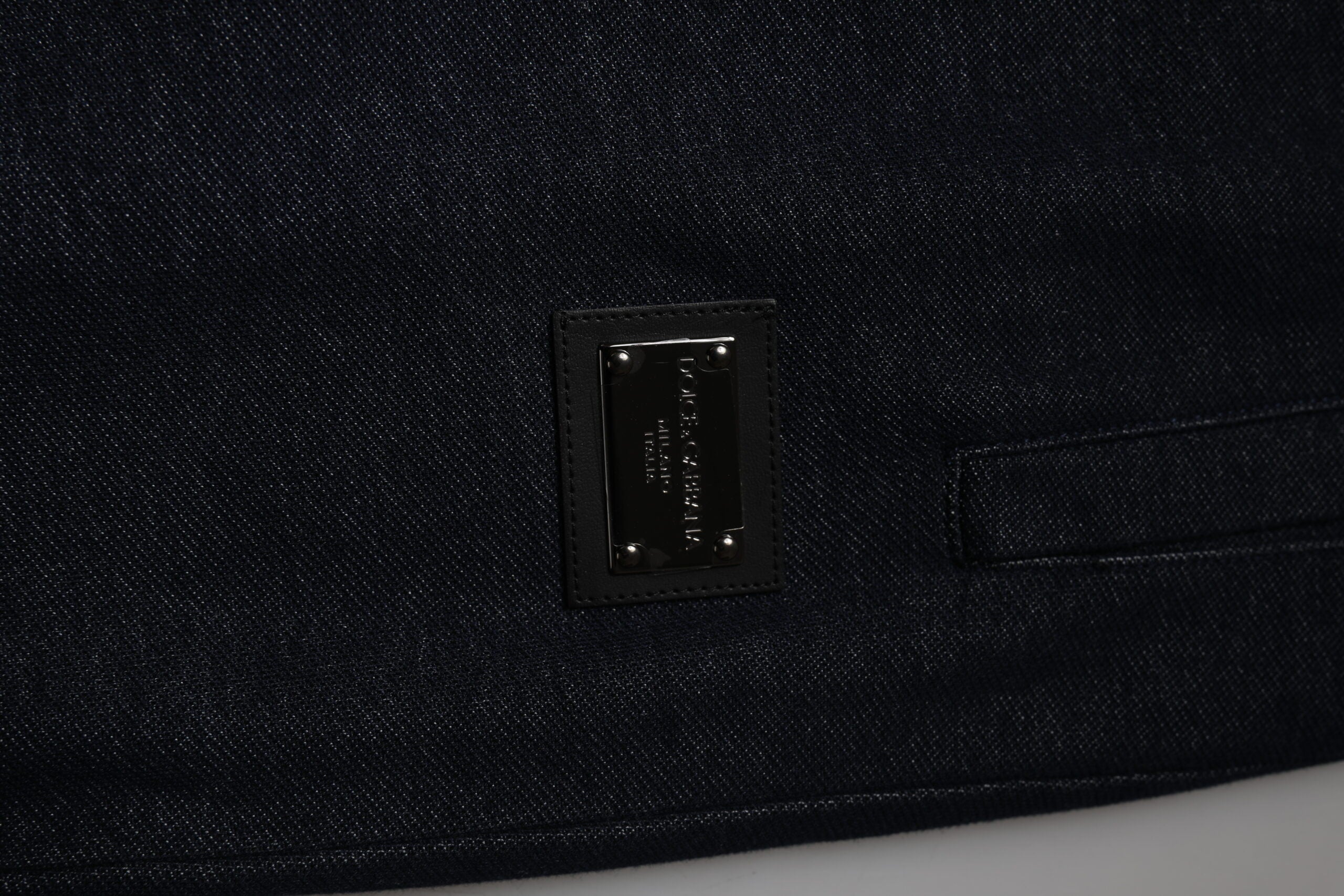 Pantalon de jogging noir Dolce & Gabbana en jacquard pour homme, style décontracté et élégant avec motif texturé.