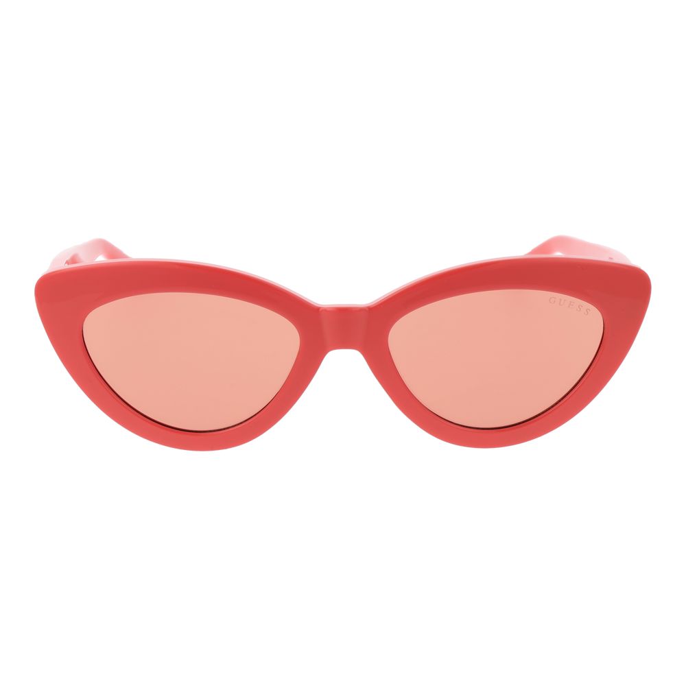 Lunettes de soleil roses en plastique Guess, style tendance avec monture élégante et verres teintés pour un look moderne