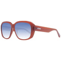 Lunettes de soleil en plastique cuivre de la marque Guess avec monture élégante et lentilles foncées, vue de face.