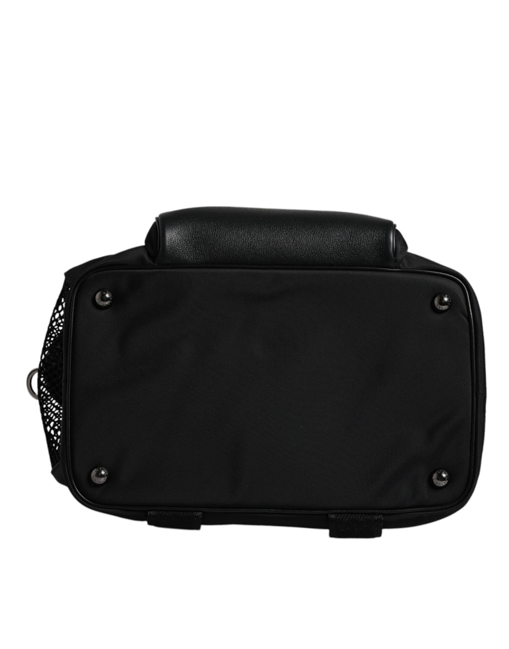 Sac Dolce & Gabbana noir avec bandoulière, plaque logo et design élégant, idéal pour transporter votre animal de compagnie.