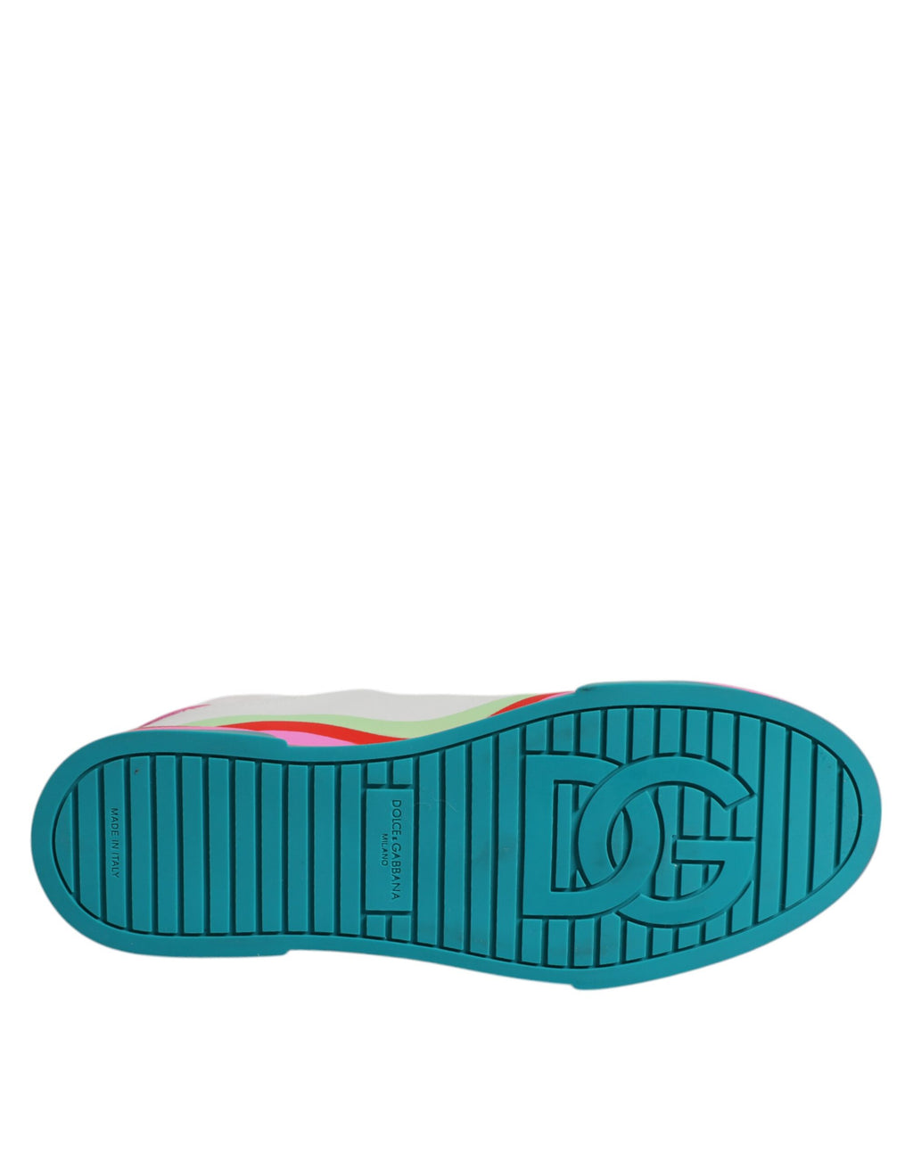 Chaussures de sport basses multicolores Dolce & Gabbana, baskets tendance pour homme.