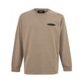 T-shirt en coton beige de la marque Dsquared², coupe classique et détail simple, vue frontale.