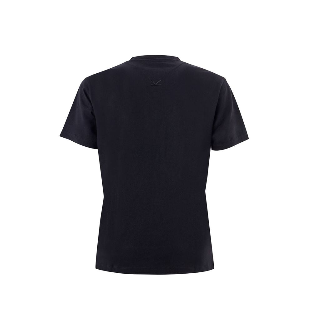T-shirt noir en coton de la marque Kenzo, design simple et confortable, affichant le logo Kenzo sur le devant.