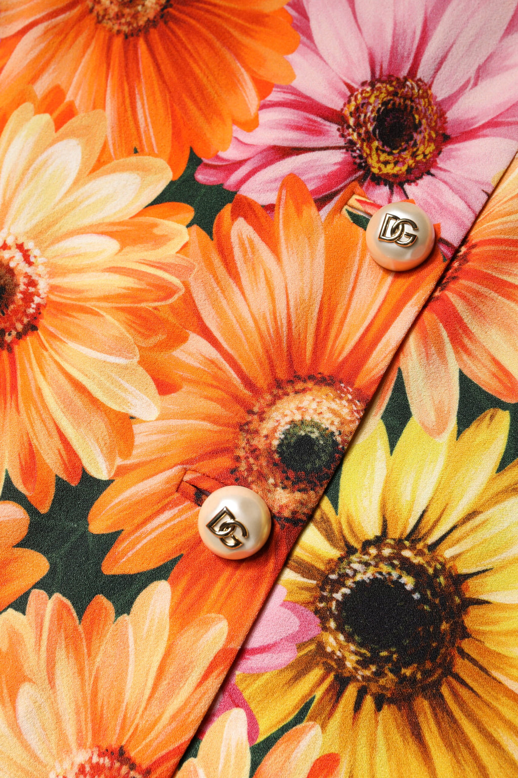 Jupe courte à taille haute Dolce & Gabbana à motif floral multicolore, élégante et tendance.