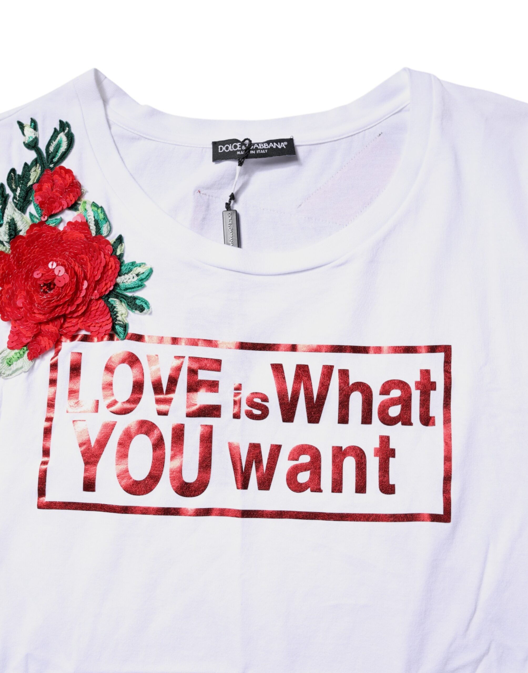 Débardeur sans manches Dolce & Gabbana blanc avec imprimé floral graphique, style élégant et moderne.