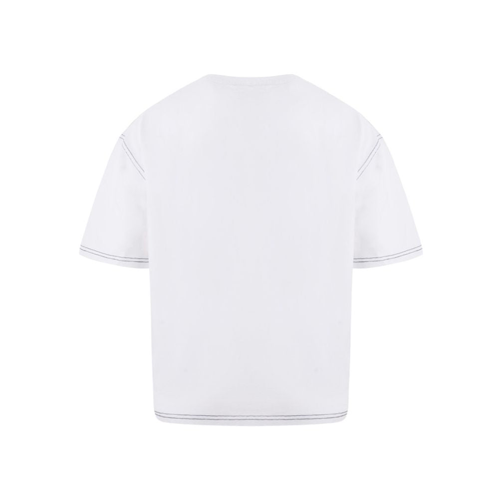 T-shirt blanc en coton pour homme de la marque Kenzo, vue de face avec logo discret visible.