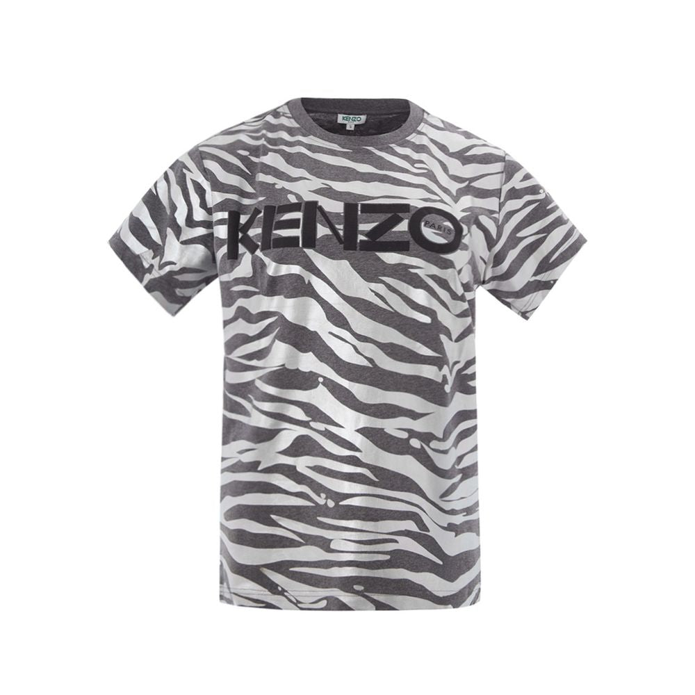 T-shirt en coton multicolore de la marque Kenzo, avec un design coloré et moderne.