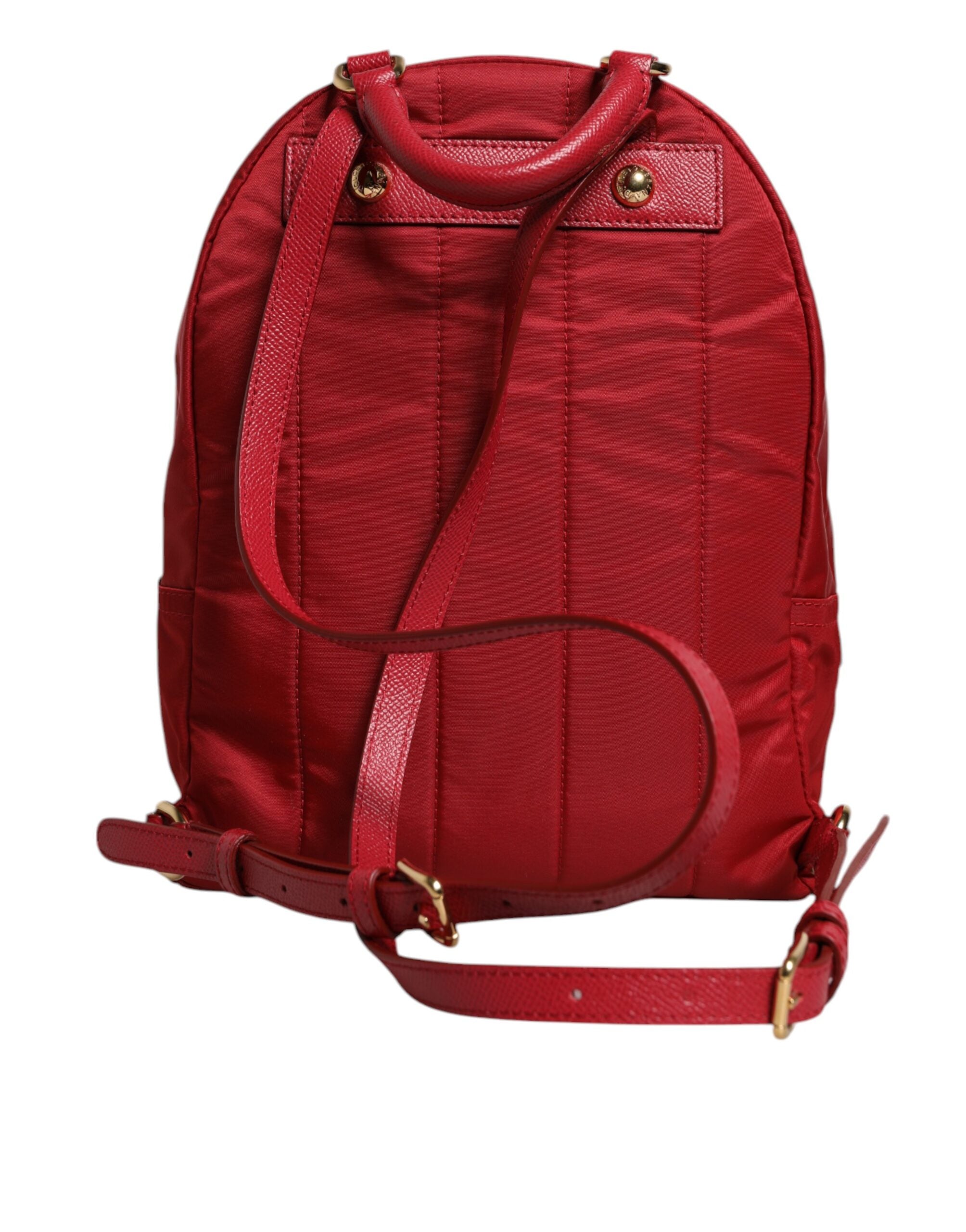 Sac à dos Dolce & Gabbana VULCANO rouge avec embellissements, style élégant et tendance, visible en détail sur l'image.