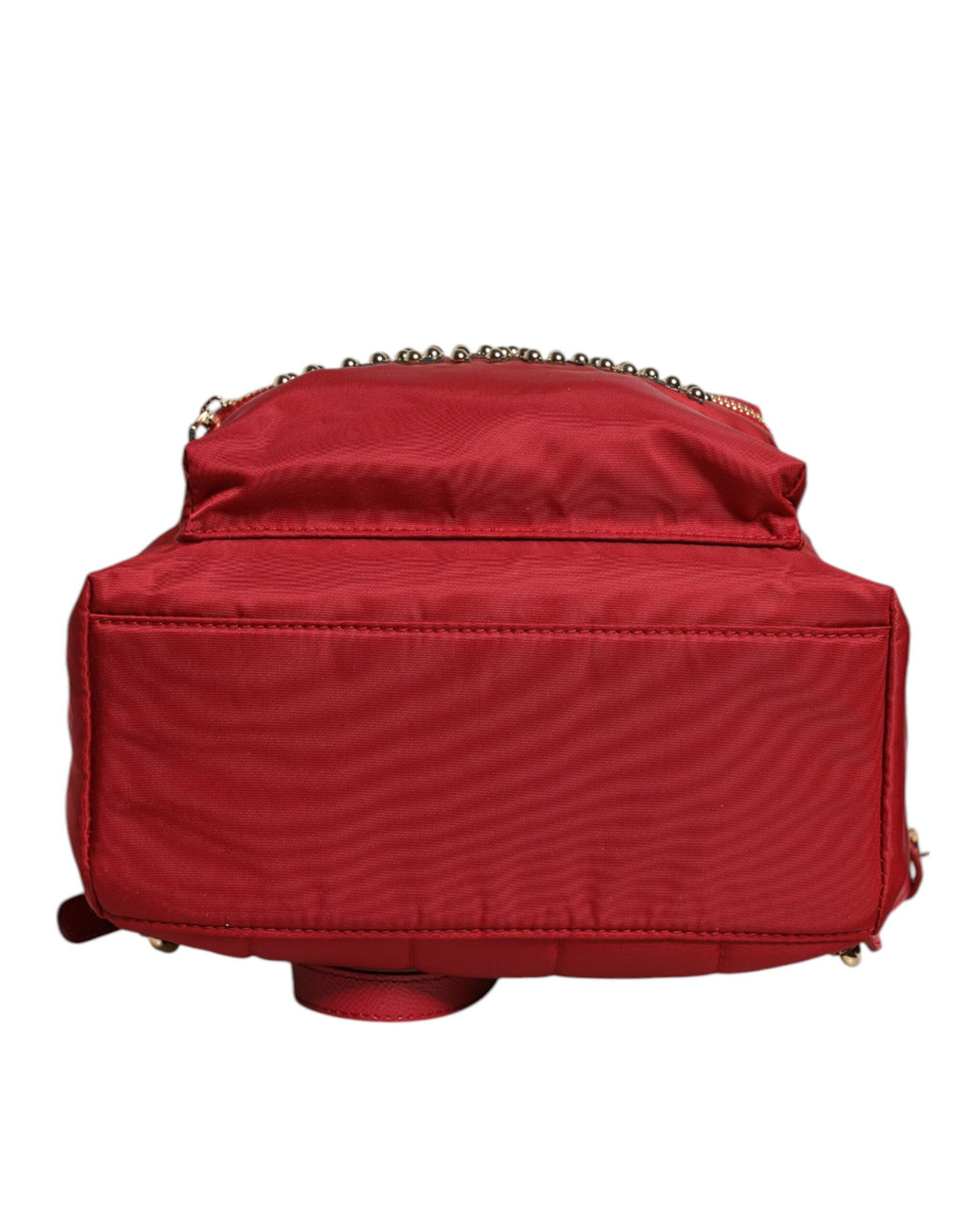 Sac à dos Dolce & Gabbana VULCANO rouge avec embellissements, style élégant et moderne, vue de face avec détails visibles