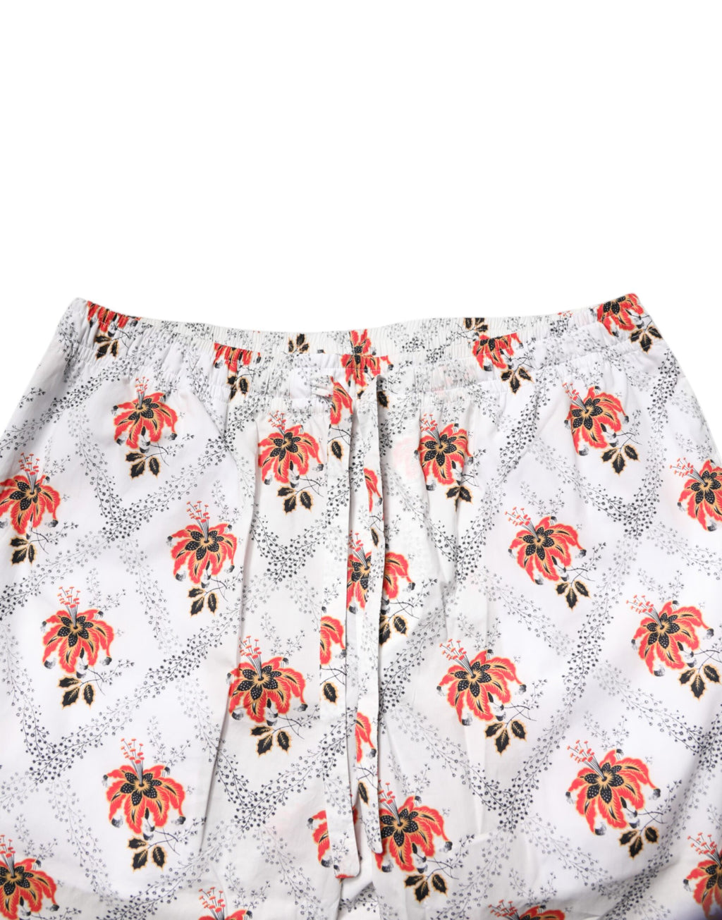 Pyjama Dolce & Gabbana en coton à motif floral multicolore, ensemble confortable pour le sommeil.