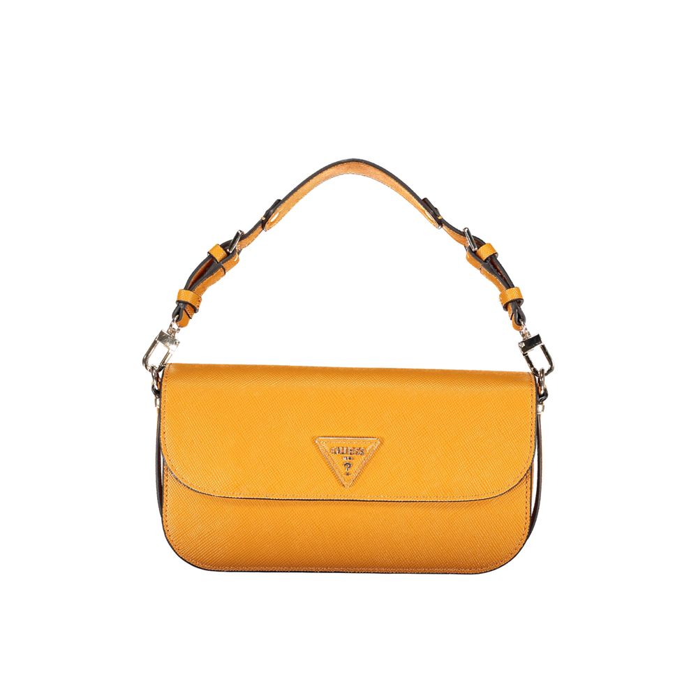 Sac à main Guess Jeans en polyuréthane gris pour femmes, sac à main élégant avec détails modernes et design tendance.