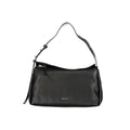 Sac à main pour femme Calvin Klein en polyester noir, élégant et moderne, avec détails sophistiqués.