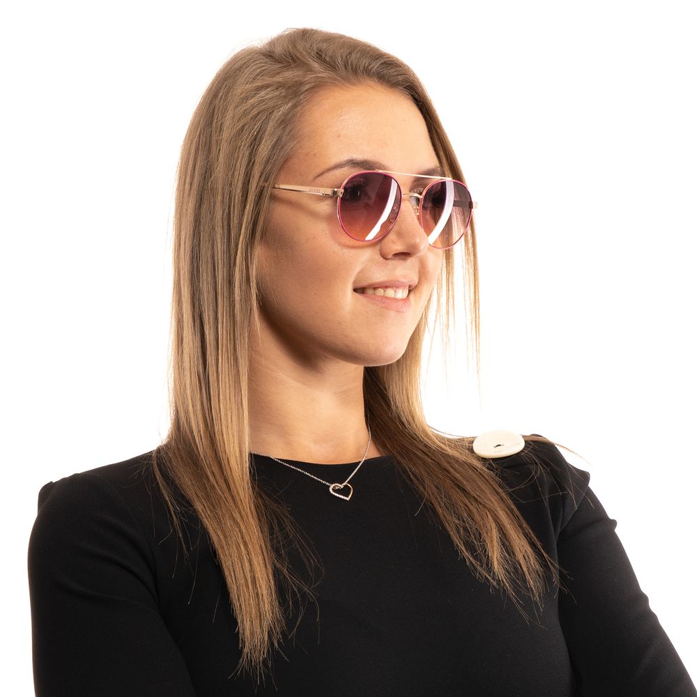 Guess Metallsonnenbrille Roségold