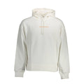 Sweat-shirt blanc en coton pour homme de la marque Calvin Klein, mode décontractée et confort moderne.