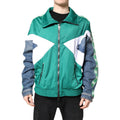 Veste coupe-vent Dolce & Gabbana multicolore avec fermeture éclair intégrale, style moderne et tendance.