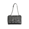 Sac à main pour femmes Calvin Klein en polyester noir, élégant et pratique, avec détails modernes et design épuré.