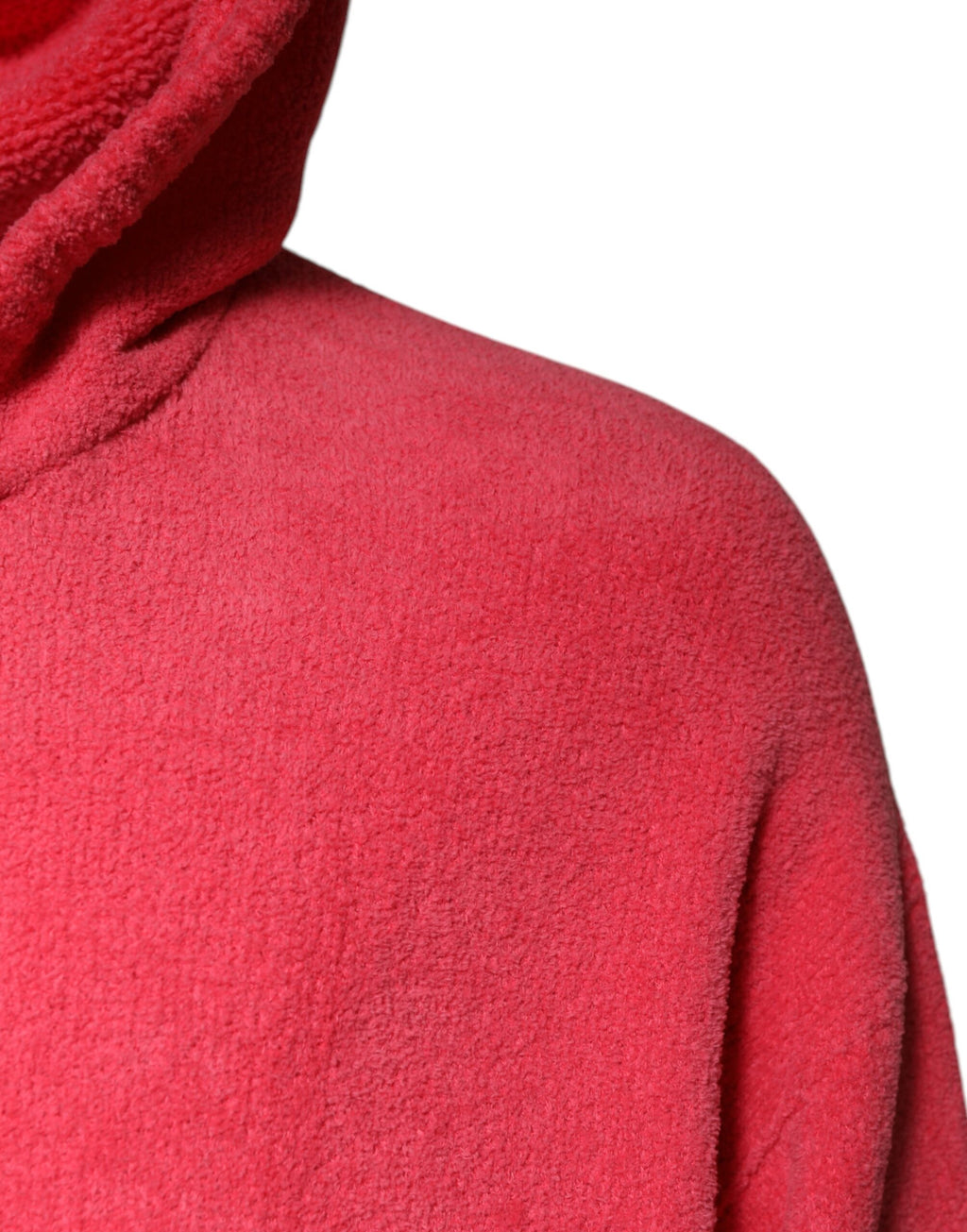 Pull à capuche en coton rouge Dolce & Gabbana pour homme, pull-over tricoté avec détails élégants.