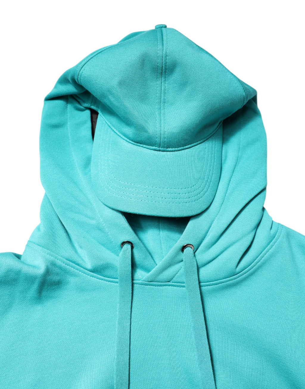 Gilet homme Dolce & Gabbana en coton vert avec capuche, vêtement de sport, style décontracté et confortable.