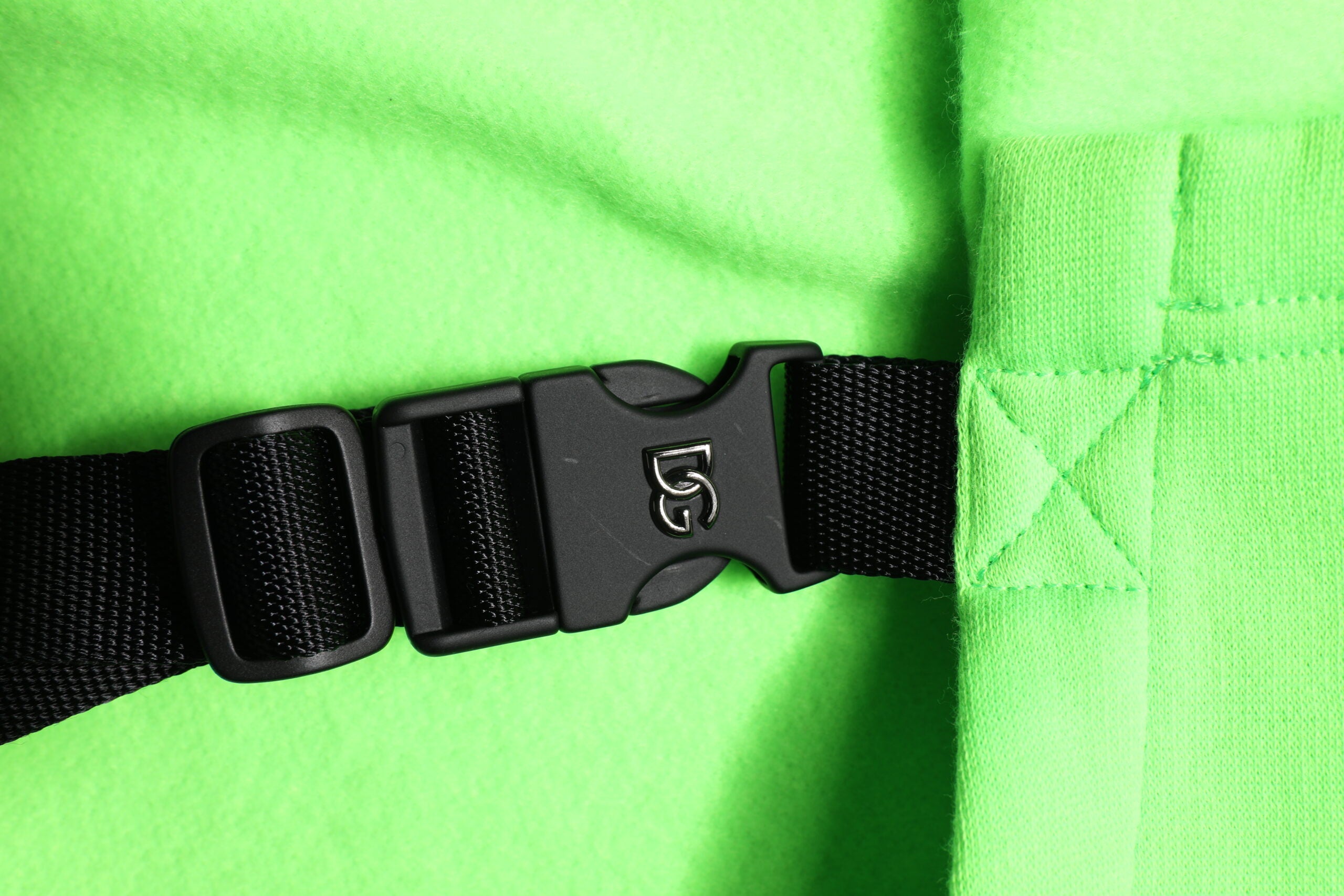 Gilet de sport à capuche en polyester vert de Dolce & Gabbana, veste décontractée pour entraînement ou style casual