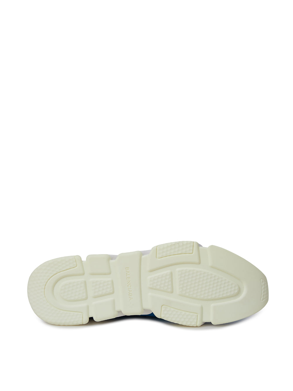 Sneakers athlétiques en coton bleu de Balenciaga, chaussures de sport modernes et confortables pour homme.