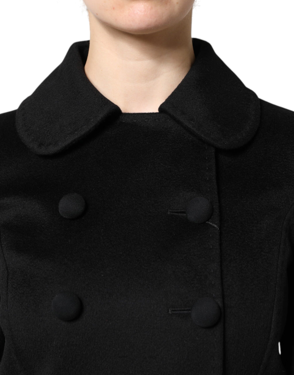 Veste blazer en laine noire Dolce & Gabbana Sartoria Italiano, style élégant et tailoring sophistiqué.