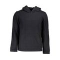 Sweatshirt homme en coton noir de Calvin Klein, style décontracté avec logo discret sur la poitrine.