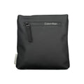 Sacoche pour homme Calvin Klein en polyester noir, avec bandoulière et design élégant.