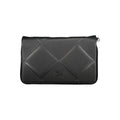 Sac à main femme en polyuréthane noir de Calvin Klein, élégant et moderne, avec détails sophistiqués visibles sur l'image.