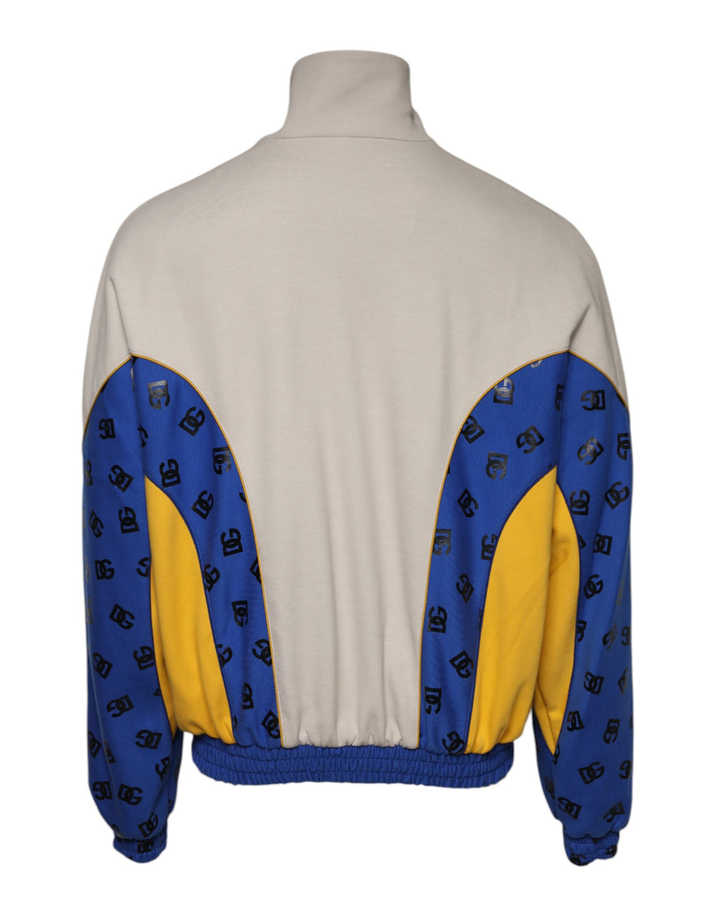 Veste bomber en polyester multicolore de Dolce & Gabbana avec fermeture éclair complète, style moderne et coloré.