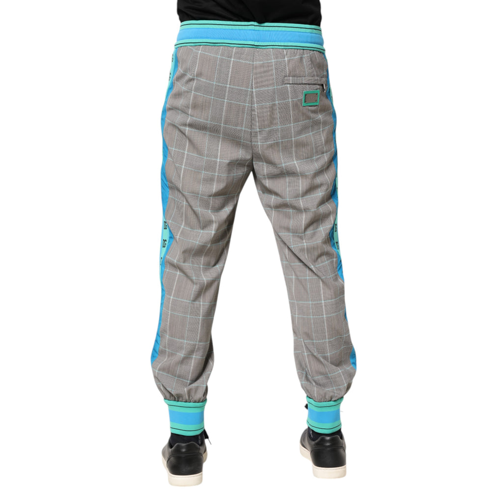 Pantalon jogging homme Dolce & Gabbana en coton multicolore, coupe décontractée et style moderne.