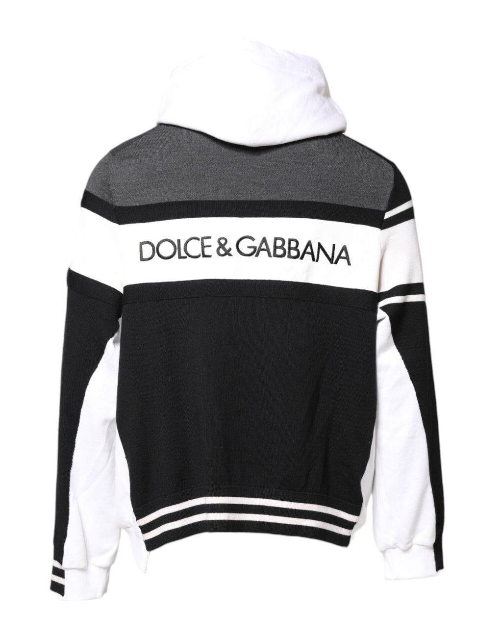 Sweat à capuche Dolce & Gabbana logo multicolore, pull-over à capuche avec motif coloré, en tissu doux et confortable.