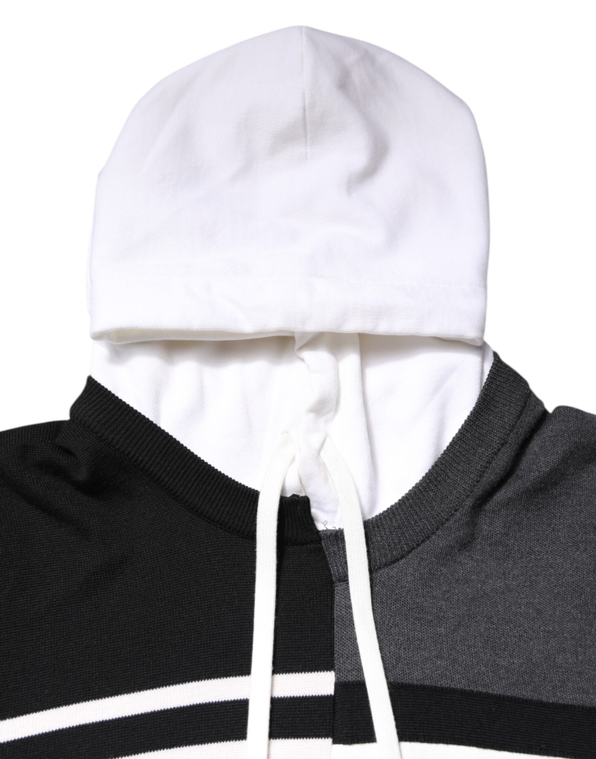 Sweat à capuche Dolce & Gabbana multicolore avec logo, pull à capuche en coton avec motifs colorés et logo visible.