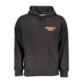 Sweatshirt homme en coton noir de marque Calvin Klein, coupe classique et tissu doux, visible sur l'image.