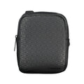 Sac à bandoulière pour homme Calvin Klein en polyester noir, avec poches et détails élégants, idéal pour un style décontracté.