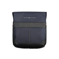 Sac à bandoulière homme Tommy Hilfiger en polyuréthane bleu, élégant et pratique, visible avec fermeture et bandoulière ajustable.