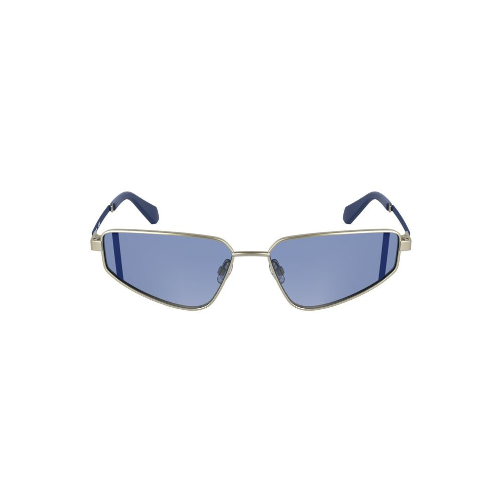 Lunettes de soleil pour femmes Calvin Klein Argento en métal, design élégant avec monture argentée.
