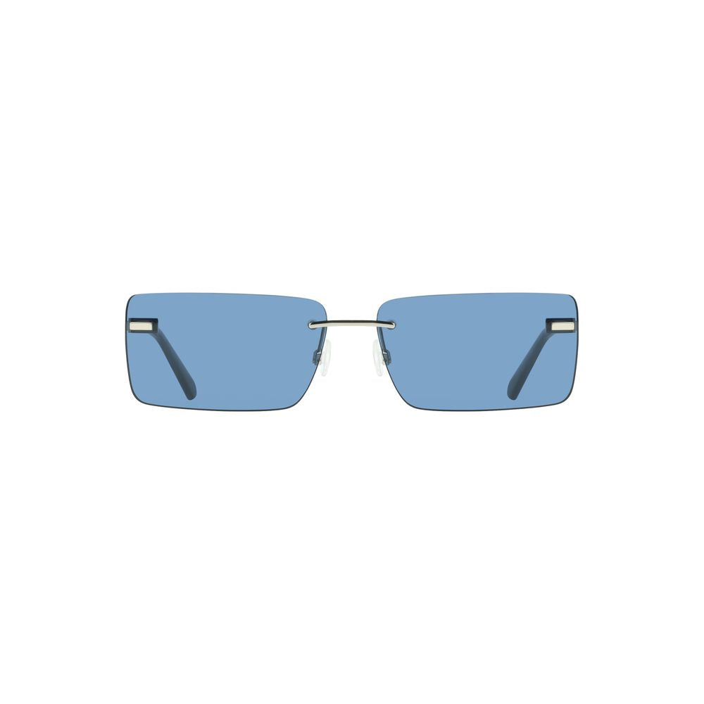 Lunettes de soleil pour femmes Calvin Klein Azzurro Metal avec monture élégante et détails métalliques modernes.