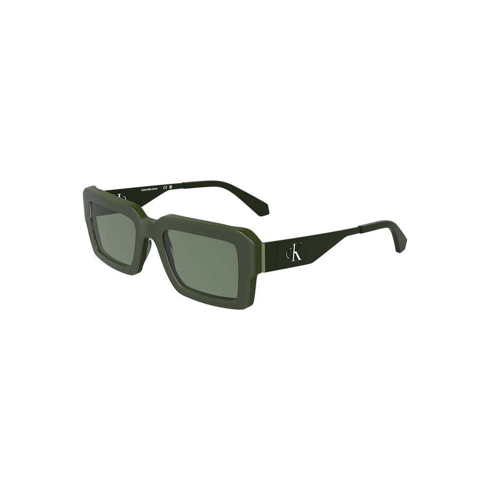 Lunettes de soleil pour femme Calvin Klein Verde en acétate avec monture élégante et design moderne.