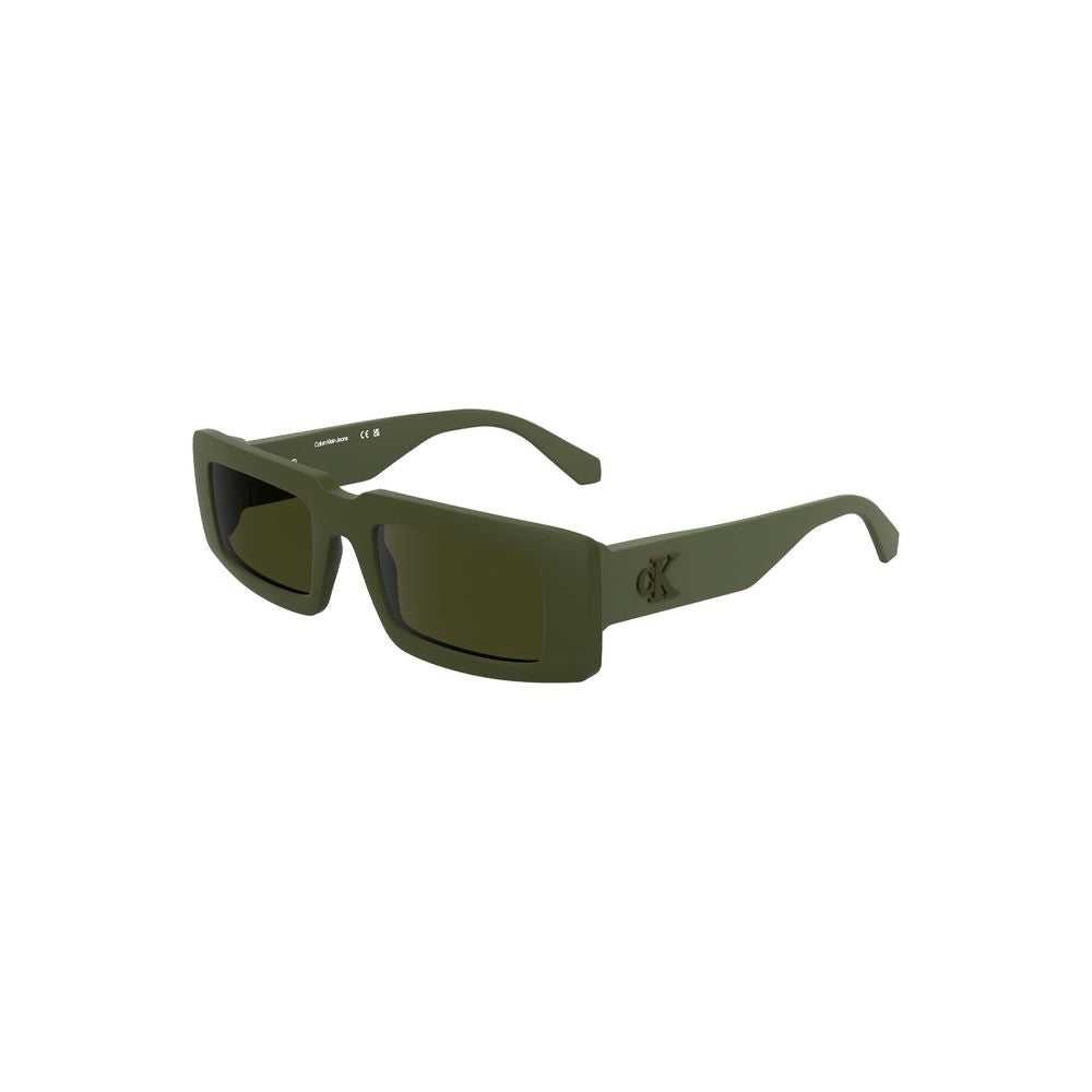 Lunettes de soleil pour femmes Calvin Klein Verde Bio, monture élégante avec verres teintés, style moderne et sophistiqué.