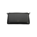 Sac à main pour femmes Calvin Klein en polyester noir, élégant et pratique, avec détails modernes.