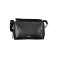 Sac à main pour femmes de Calvin Klein en polyester noir, sacoche épaule élégante avec détails modernes.